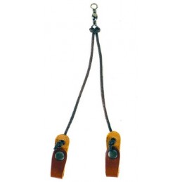 Balze per colombacci in pelle con bottone a pressione