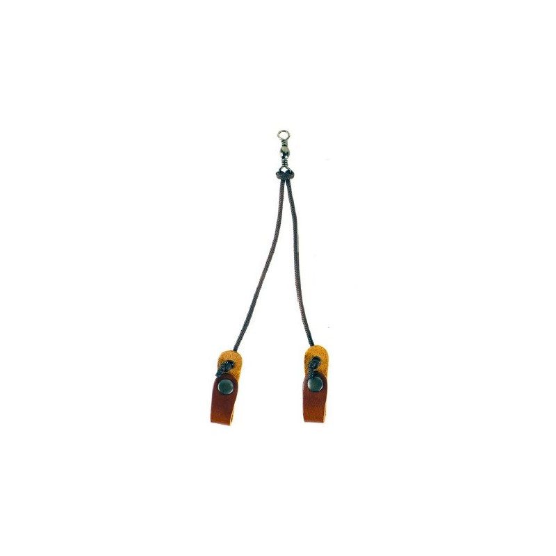 Balze per colombacci in pelle con bottone a pressione