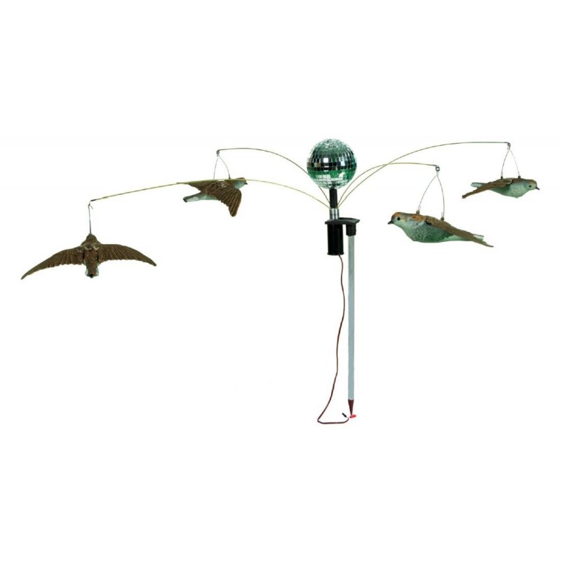 Girella per allodole 4 braccia con sfera a specchio