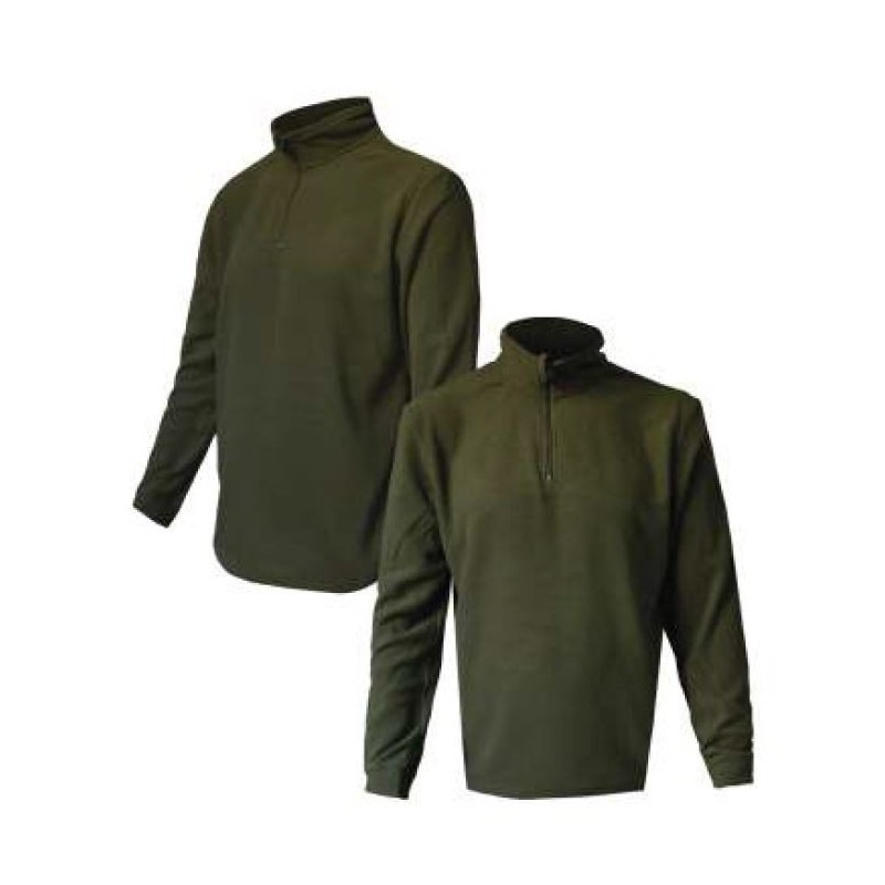 Lupetto Blatex 1/2 zip micropile verde