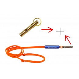 Fischietto in Ottone Bambù