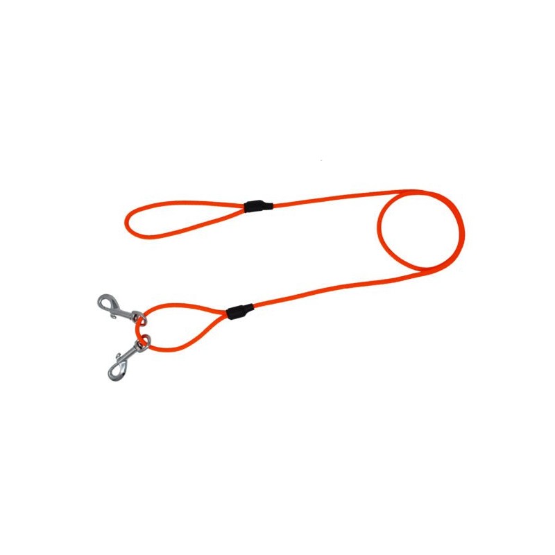Guinzaglio in cordino nautico a due moschettoni