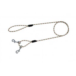 Guinzaglio in cordino nautico a due moschettoni