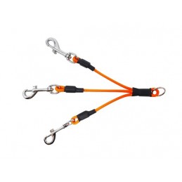 Sdoppiatore triplo per guinzaglio in cordino