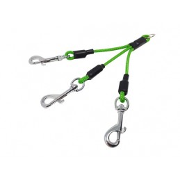 Sdoppiatore triplo per guinzaglio in cordino