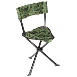 Sgabello treppiede con schienale