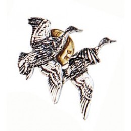 Spilla in peltro germani in volo