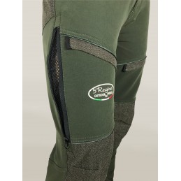 Pantaloni Quinta Regina Agility elasticizzati con riporti in