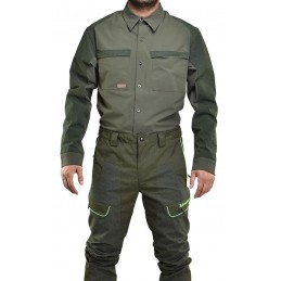 Camicia Masseria in microripstop Camicia Masseria in microripstop