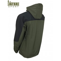 Giacca Safari Sport in soft shell verde