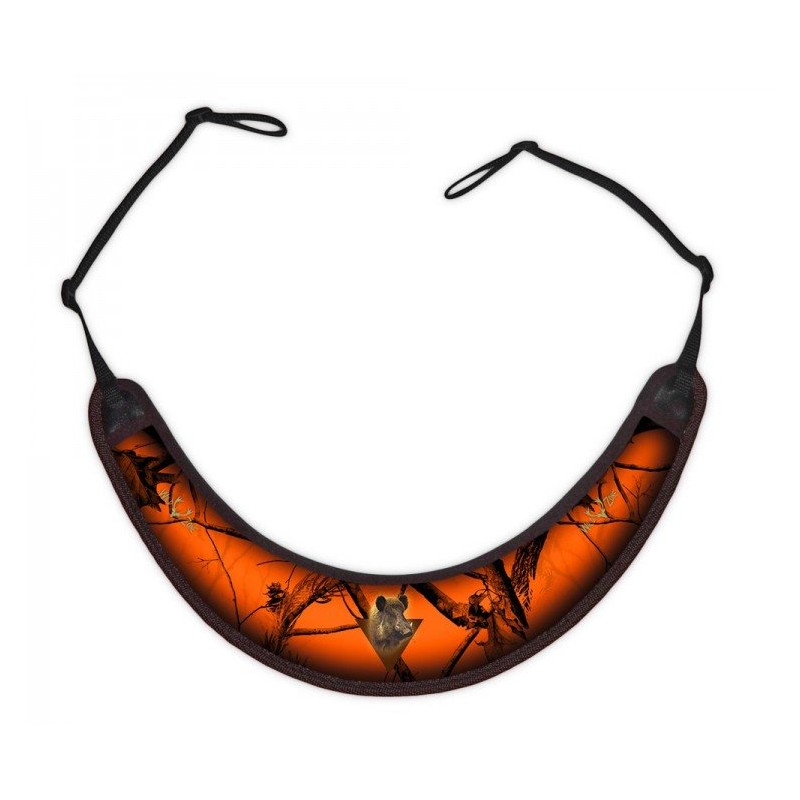 Cinghia per binocolo Wildzone alta visibilità con cinghiale Cinghia per binocolo Wildzone alta visibilità con cinghiale