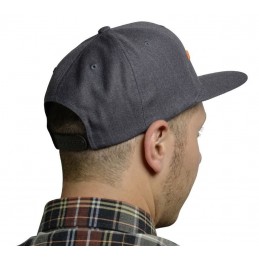 Cappello Blaser grigio e arancio fluo Snapback