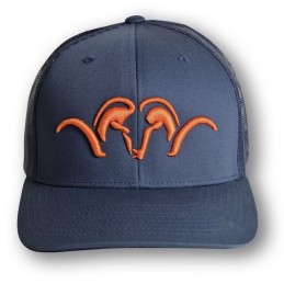 Cappello Blaser retato blu Snapback