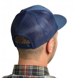 Cappello Blaser retato blu Snapback