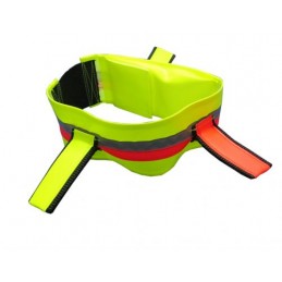 Collare fluo ad alta visibilità con bande