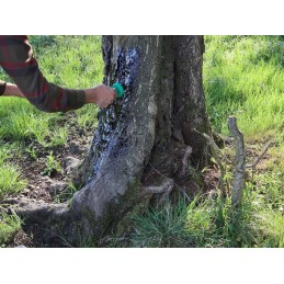 Catrame vegetale Euro Hunt in barattolo con pennello