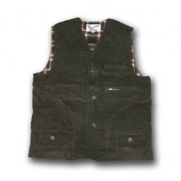 Gilet Patton in velluto imbottito