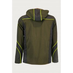 Giacca RS Hunting LV153 in softshell verde