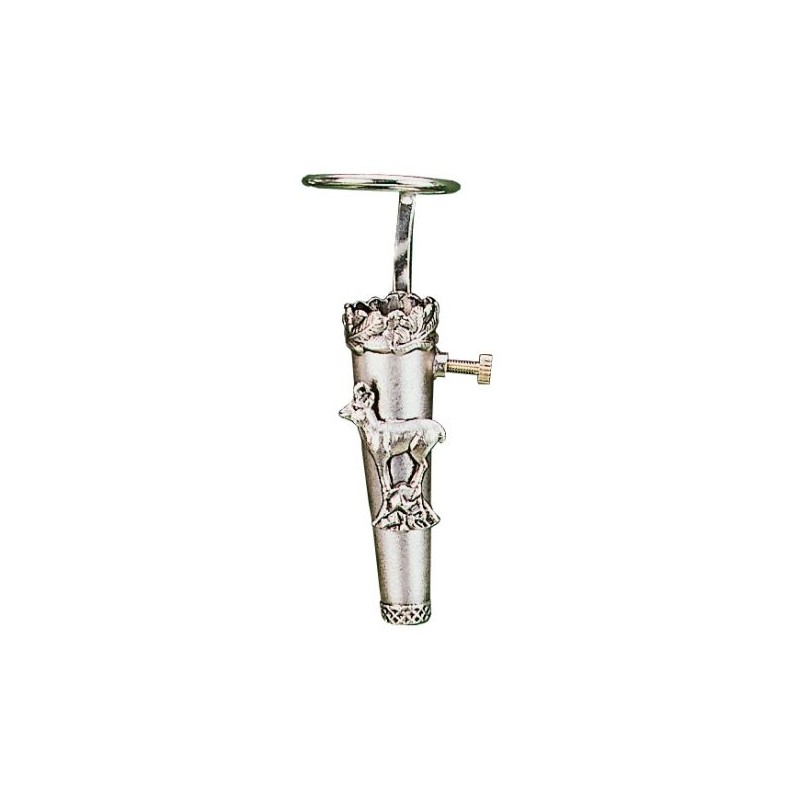 Gamsbart spilla porta bart con foglia di quercia e camoscio Gamsbart spilla porta bart con foglia di quercia e camoscio