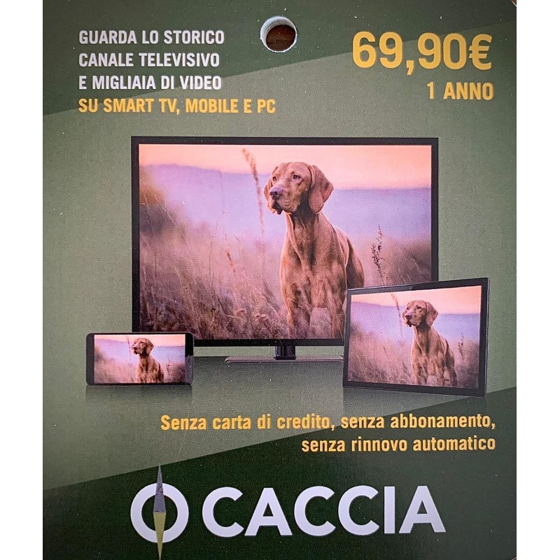 Abbonamento annuale Caccia Abbonamento annuale Caccia
