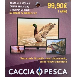 Abbonamento annuale Caccia e Pesca