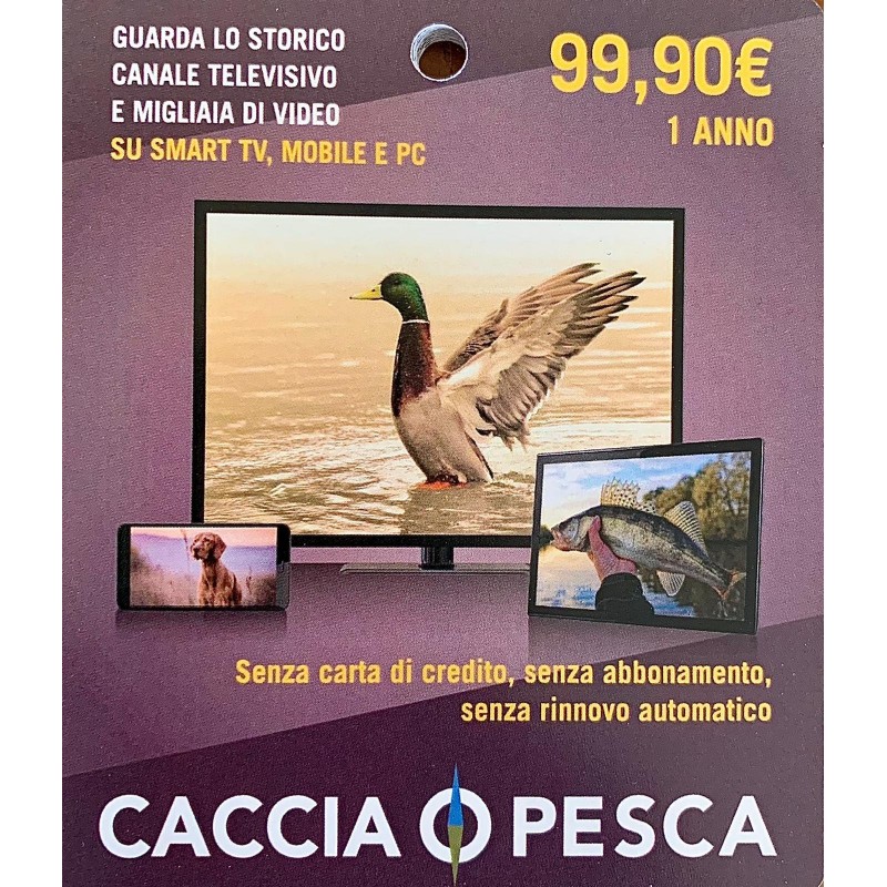 Abbonamento annuale Caccia e Pesca Abbonamento annuale Caccia e Pesca