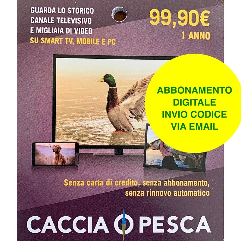 Abbonamento annuale Caccia e Pesca - Digitale