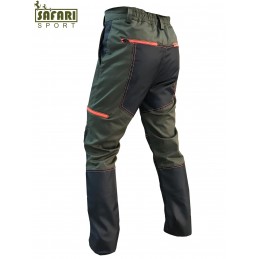 Pantaloni SAFARI SPORT cotone elasticizzato estivo con rinforzo