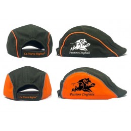 Coppola Nuova Regina con ricamo PASSIONE CINGHIALE