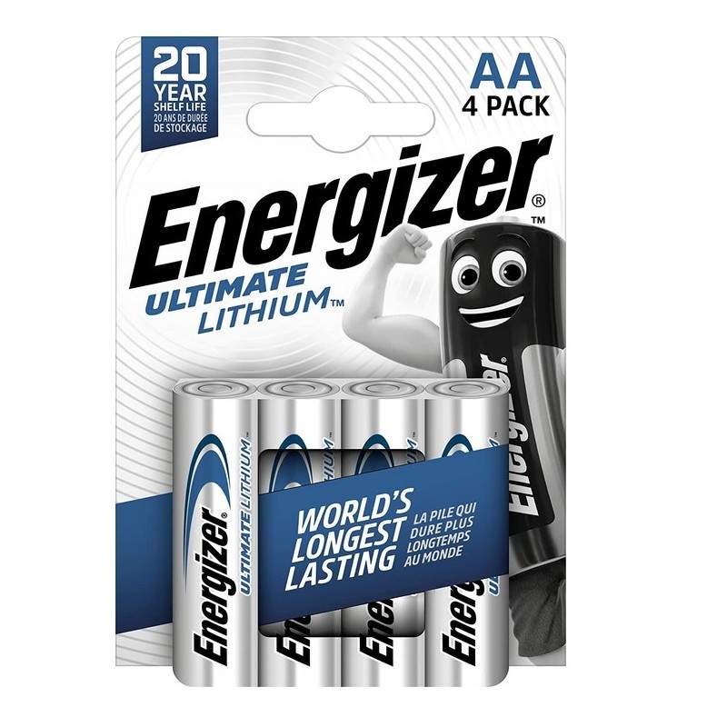 Batterie Stilo Energizer Lithium AA Batterie Stilo Energizer Lithium AA