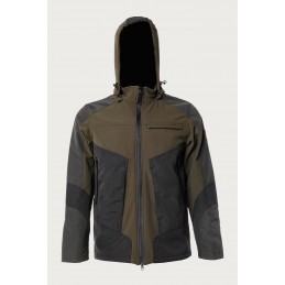 Giacca RS Hunting LV153 in softshell verde