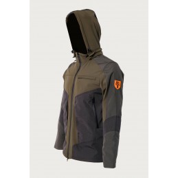 Giacca RS Hunting LV153 in softshell verde