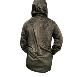 Giacca Quinta Regina in microfibra scamosciata VERDE