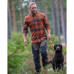 Camicia in flanella Interjakt HW124F Fain Skjorta ORANGE Camicia in flanella Interjakt HW124F Fain Skjorta ORANGE