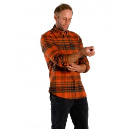 Camicia in flanella Interjakt HW124F Fain Skjorta ORANGE Camicia in flanella Interjakt HW124F Fain Skjorta ORANGE