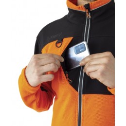 Giacca in pile Kapriol Tenerè Pro arancio