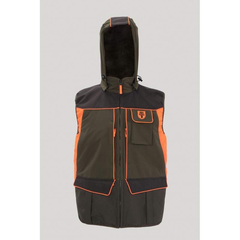 Gilet RS Hunting LV601 elasticizzato tecnico arancio