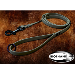 Guinzaglio classico in BIOTHANE piatto