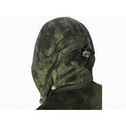 Giacca Quinta Regina in microfibra scamosciata BOSCO