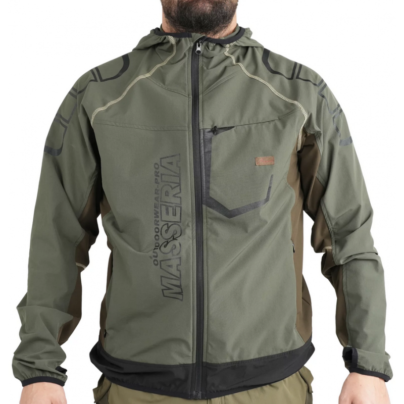 Giacca Masseria Light Softshell Illinois 62 Verde