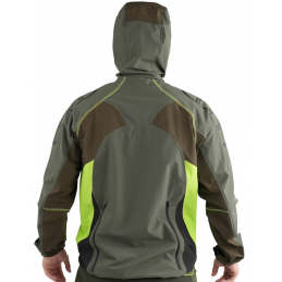 Giacca Masseria Light Softshell Illinois 62 Verde Fluo Giacca Masseria Light Softshell Illinois 62 Verde Fluo