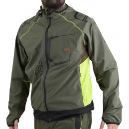 Giacca Masseria Light Softshell Illinois 62 Verde Fluo Giacca Masseria Light Softshell Illinois 62 Verde Fluo