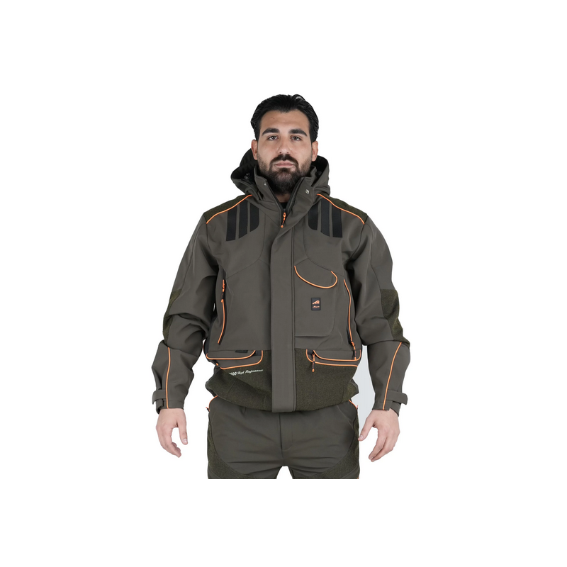 Giacca Masseria Hunting 84 Verde Fluo