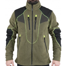 Giacca Masseria Fleece New Orleans Verde fluo
