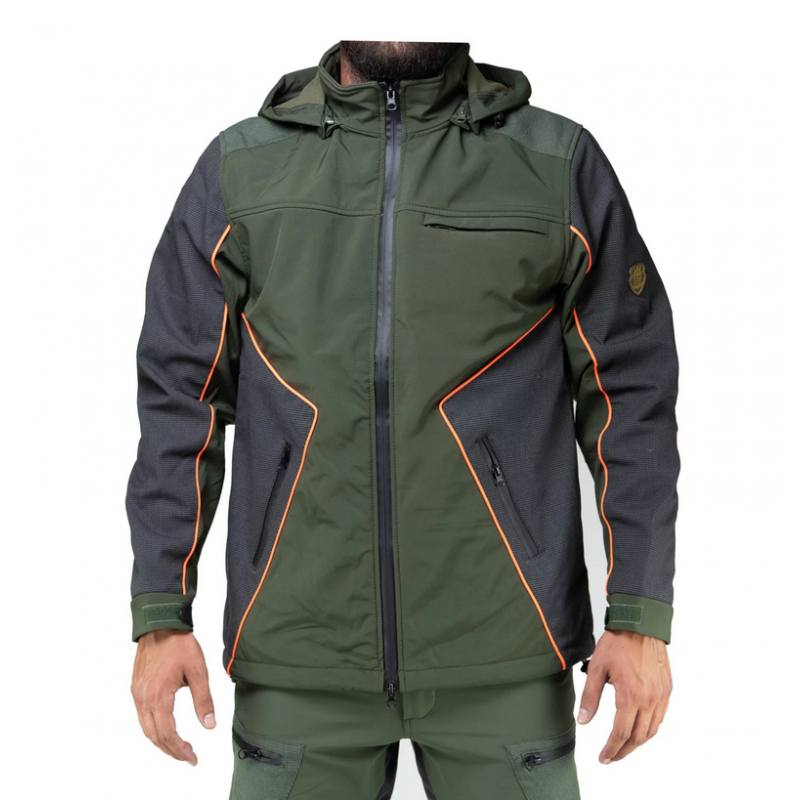 Giacca Masseria Softshell Arancio Fluo
