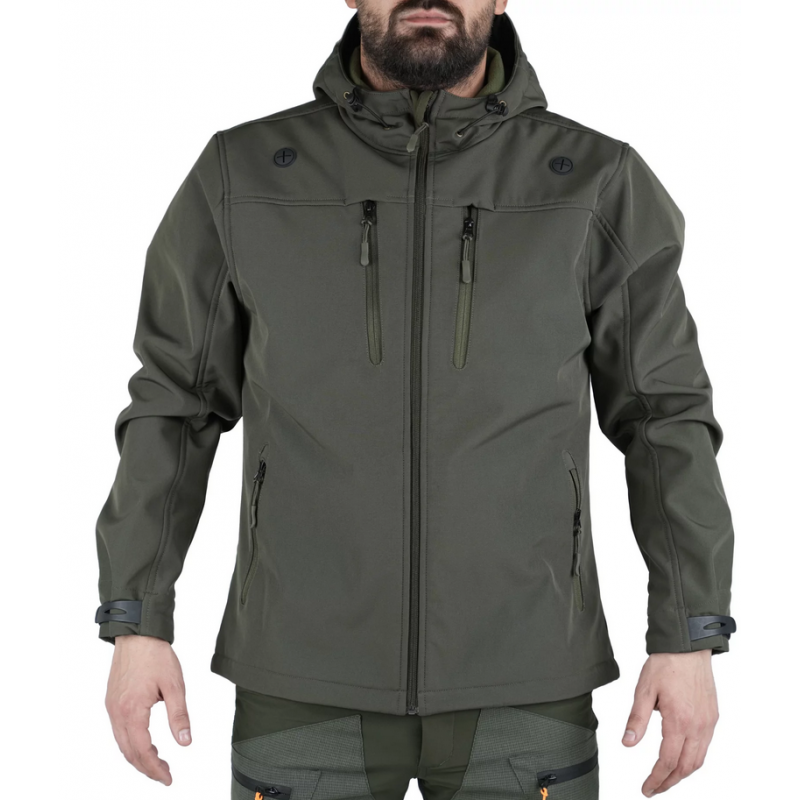 Giacca Softshell Vient Verde