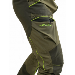 Pantaloni Masseria M-Tex 74 Verde fluo