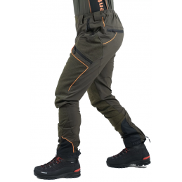 Pantalone Masseria 4way stretch verde arancio 19