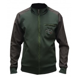 Felpa Safari elasticizzata e termica con maniche in KEVLAR