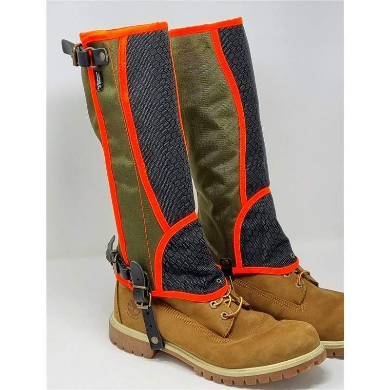 Ghetta in Cordura verde e PU-Tek